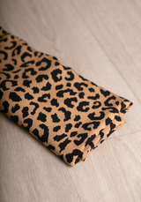 Tissu popeline de viscose imprimée Léo - Plusieurs couleurs