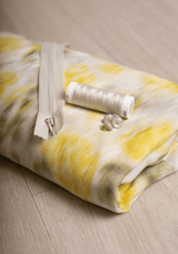 Tissu popeline de viscose imprimée Abstract Rose - Plusieurs coloris - Maison Fauve