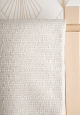 Tissu tweed léger - Ecru ou Bleu Gris - Maison Fauve