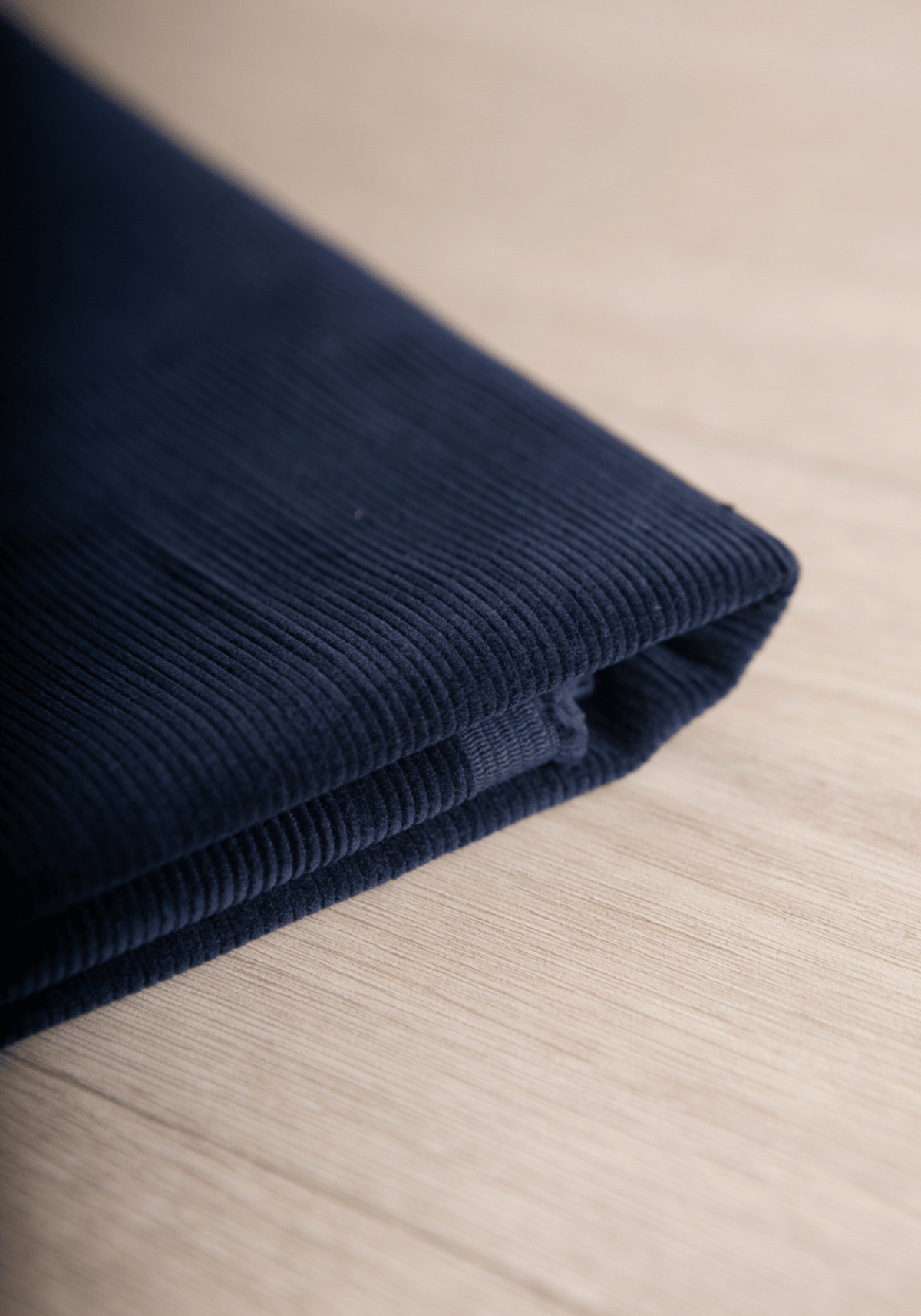 Tissu velours milleraies 100% coton - Encre, Beige ou Vert Mousse - Maison Fauve