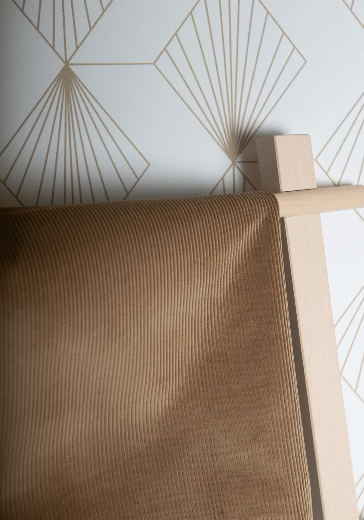 Tissu velours milleraies 100% coton - Encre, Beige ou Vert Mousse - Maison Fauve