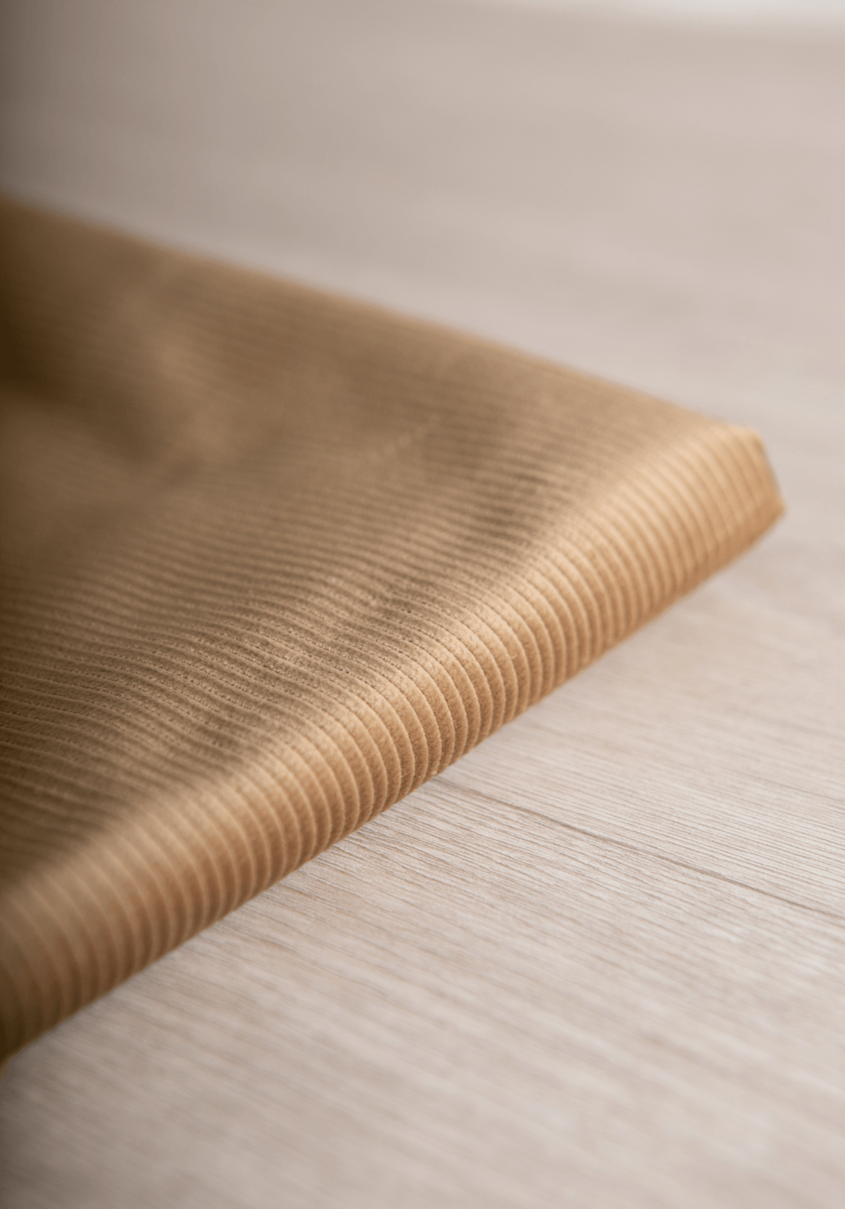Tissu velours milleraies 100% coton - Encre, Beige ou Vert Mousse - Maison Fauve