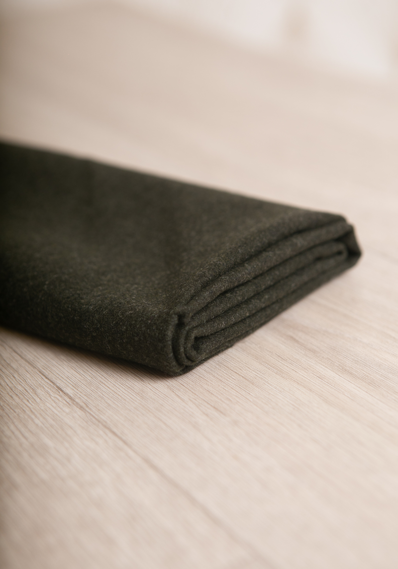 Lainage Loden Fluide – 100% Laine Vierge - Forest