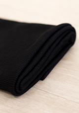 Tissu bord côte coton uni - Plusieurs couleurs