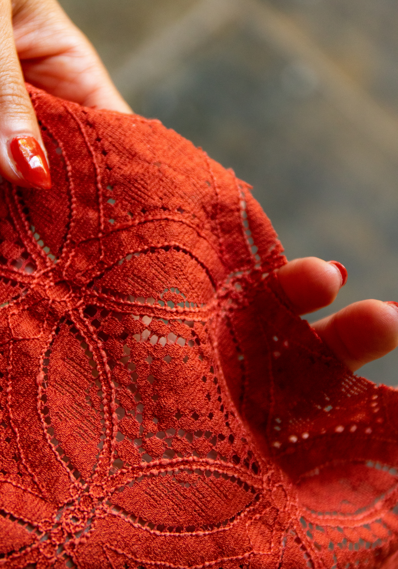 Tissu dentelle Botanica - Plusieurs coloris