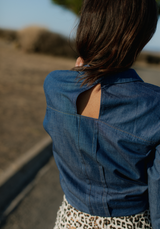 Tissu jean denim léger Macadam