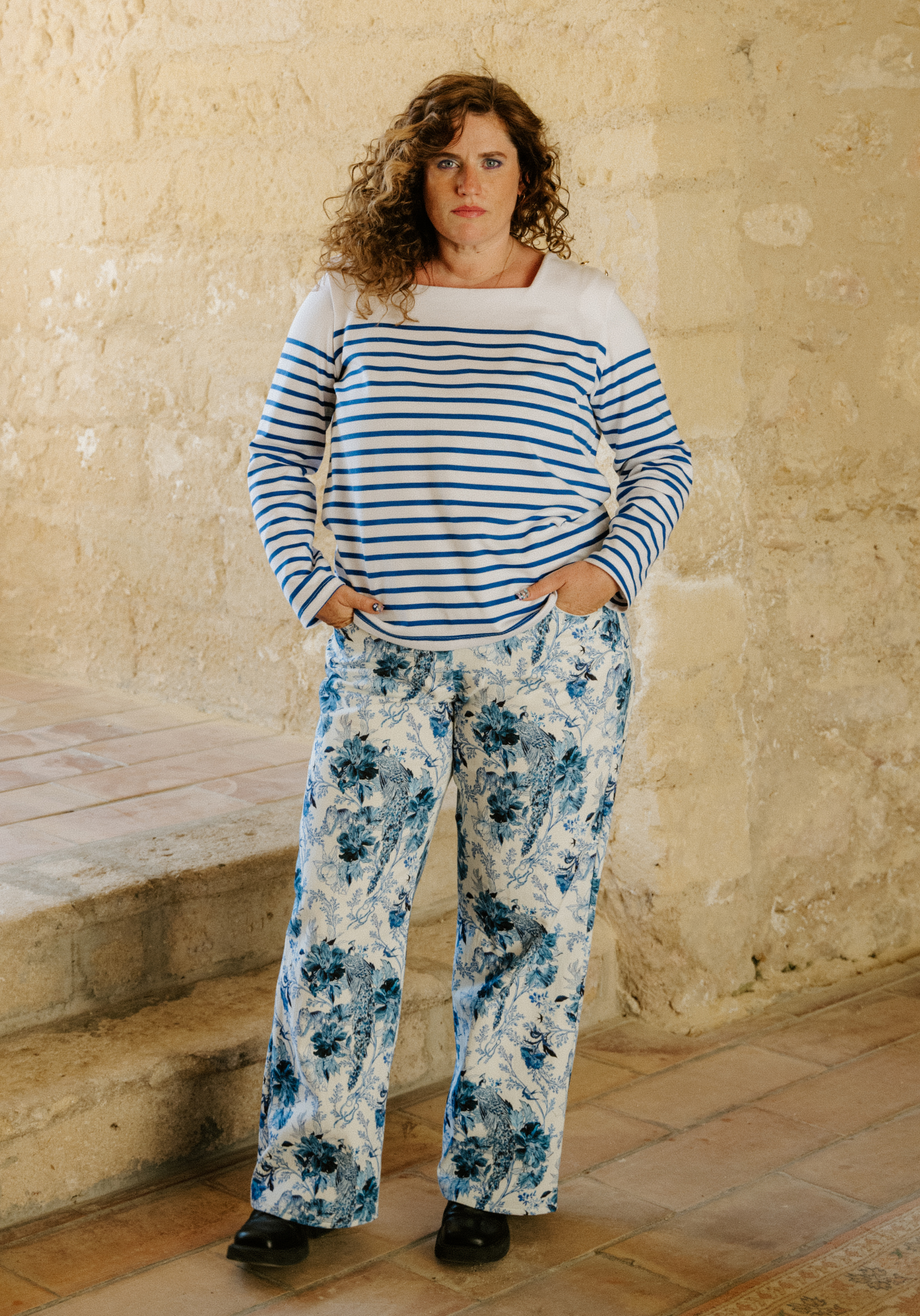 Manifesto printed cotton gabardine fabric - Several colours