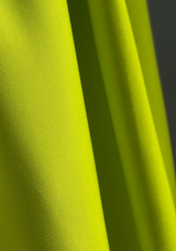 150 CM COUPON - Plain Viscose Twill Fabric - Sulphur Yellow