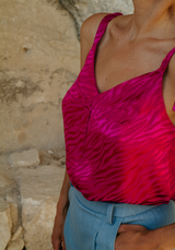 Tissu jacquard de viscose Tiger - Plusieurs coloris
