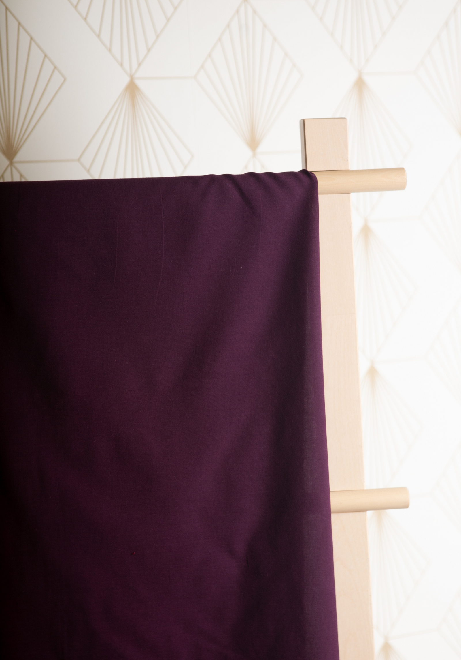 Tissu Voile Brodé Neuf, 5m X 1m, Couleur Moutarde/parme/fuchsia, Pour Sari Ou Rideaux