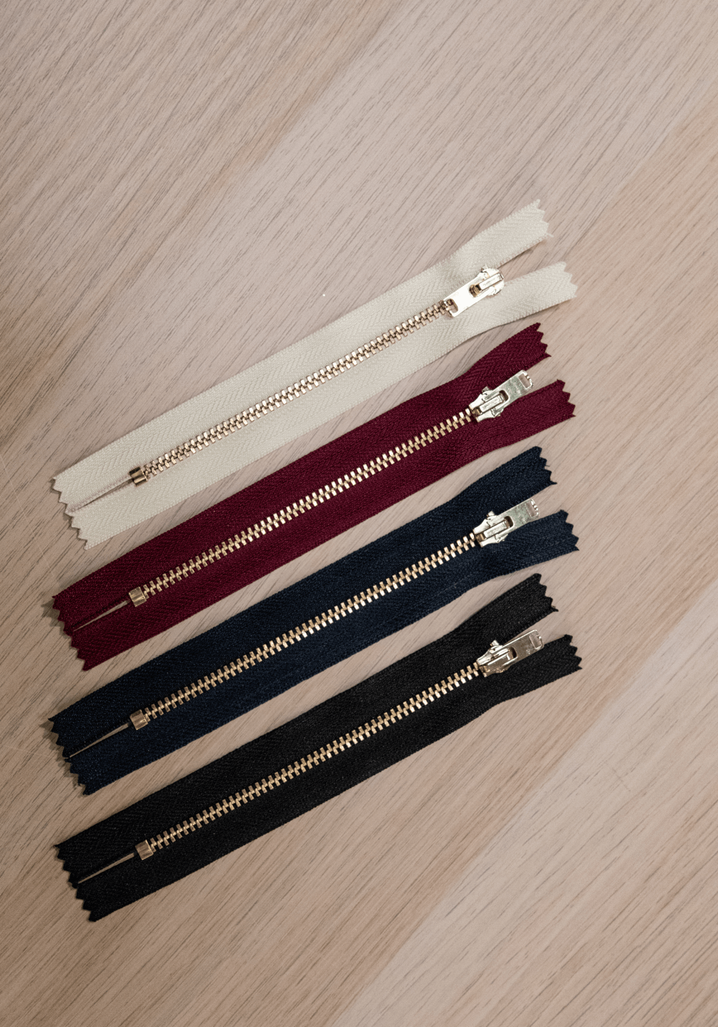 Zip 13 cm non séparable pour veste et blouson - Plusieurs coloris - Maison Fauve