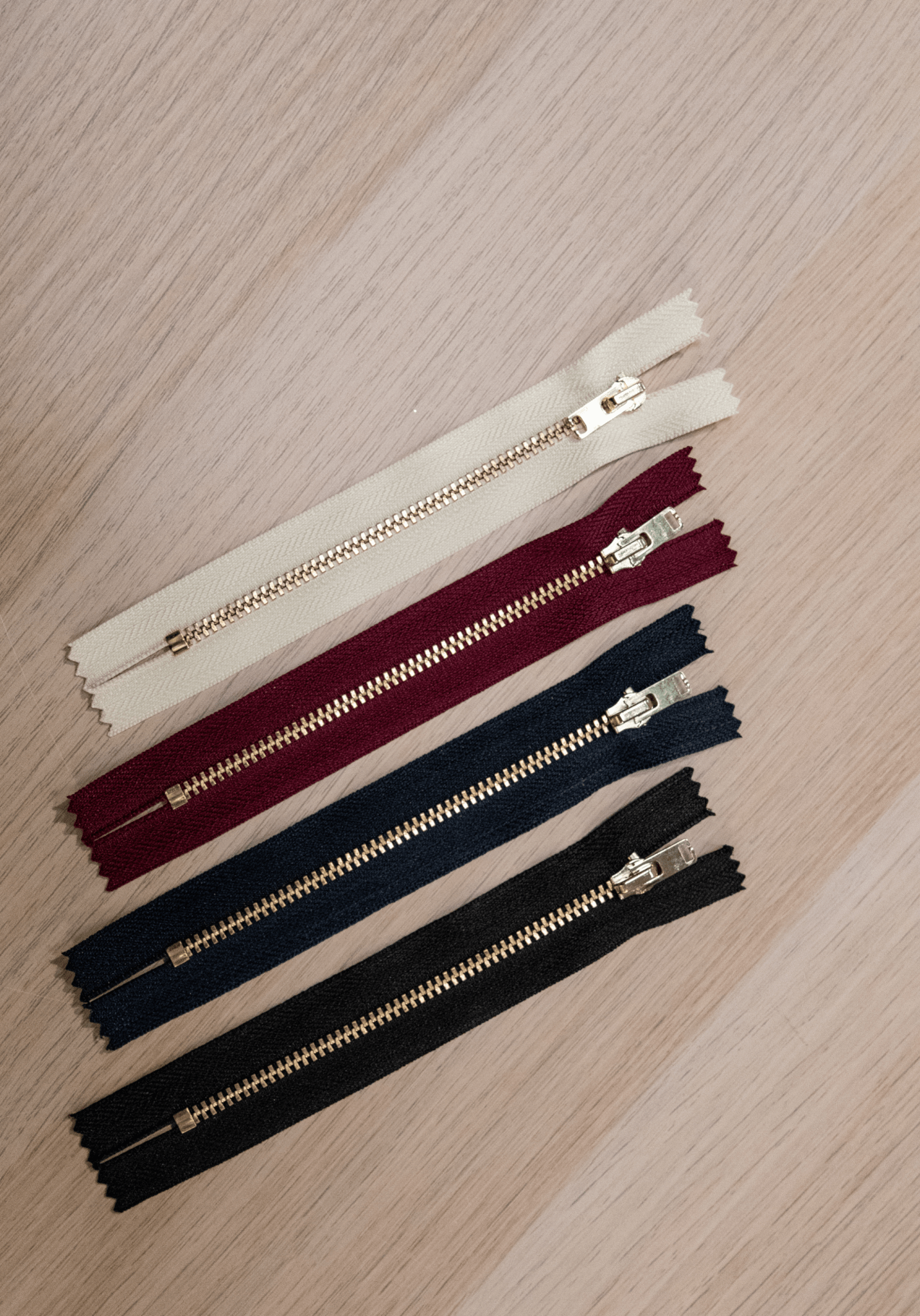 Zip 13 cm non séparable pour veste et blouson - Plusieurs coloris - Maison Fauve