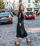 Patron couture robe portefeuille longue Tamara / PDF (A4, A3, A0, US Letter) – Tailles 34 à 56 – Cadres, Calques par Taille, Vidéoprojection