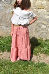 Patron couture jupe fille Miss Ivy / PDF (A4, A3, A0, US Letter) - Cadres, Calques par Taille, Vidéoprojection