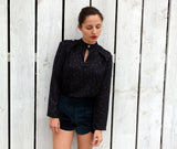 Rocaille blouse sewing pattern / PDF (A4, A3, A0, US Letter) - Frames, Layers by Size, Video projection