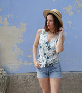 Sewing pattern dress, top with scallops Bloom / PDF (A4, A3, A0, US Letter) - Frames, Layers by Size, Video projection