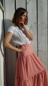 Ivy Ruffled Long Skirt Sewing Pattern / PDF (A4, A3, A0, US Letter) - Frames, Layers by Size, Video Projection