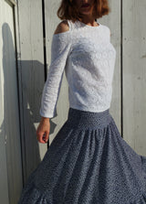 Ivy Ruffled Long Skirt Sewing Pattern / PDF (A4, A3, A0, US Letter) - Frames, Layers by Size, Video Projection