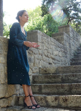 Patron couture robe, blouse encolure carrée Sybil / PDF (A4, A3, A0, US Letter) - Cadres, Calques par Taille, Vidéoprojection