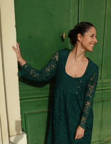 Patron couture robe, blouse encolure carrée Sybil / PDF (A4, A3, A0, US Letter) - Cadres, Calques par Taille, Vidéoprojection