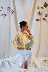 Keats Blouse Sewing Pattern / PDF (A4, A3, A0, US Letter) - Frames, Layers by Size, Video Projection