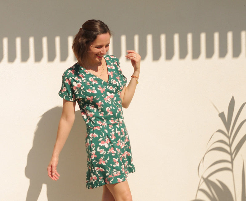 Patron couture combishort, robe Eclipse PDF (A4, A3, A0, US