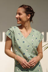 Patron couture combishort, robe Eclipse / PDF (A4, A3, A0, US Letter) – Tailles 34 à 56 – Cadres, Calques par Taille, Vidéoprojection