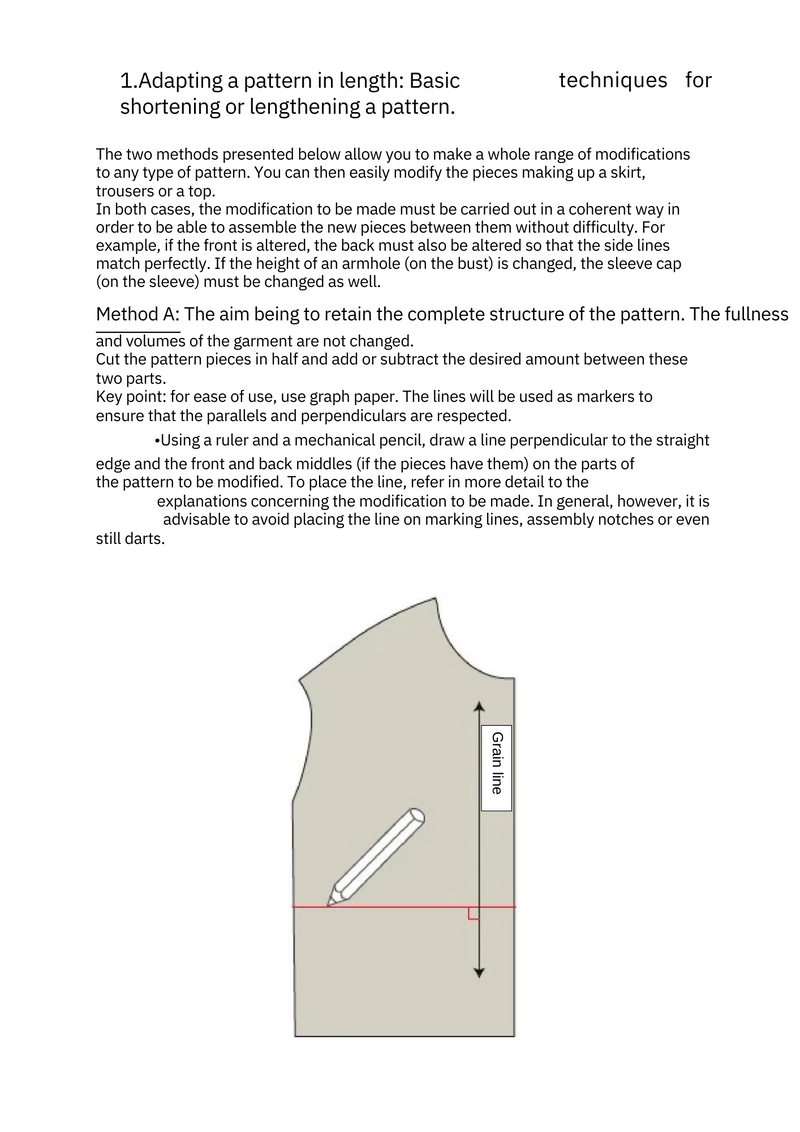 A Short Guide to Sewing made to measure by Maison Fauve: How to adapt sewing patterns to your body shape. 
