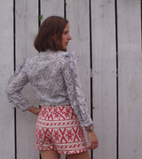 Keats Blouse Sewing Pattern / PDF (A4, A3, A0, US Letter) - Frames, Layers by Size, Video Projection