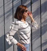 Keats Blouse Sewing Pattern / PDF (A4, A3, A0, US Letter) - Frames, Layers by Size, Video Projection