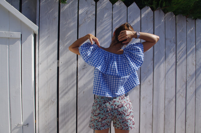 Patron couture short Pippa / PDF (A4, A3, A0, US Letter) - Cadres, Calques par Taille, Vidéoprojection