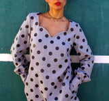 Patron couture robe Craie / PDF (A4, A3, A0, US Letter) - Cadres, Calques par Taille, Vidéoprojection