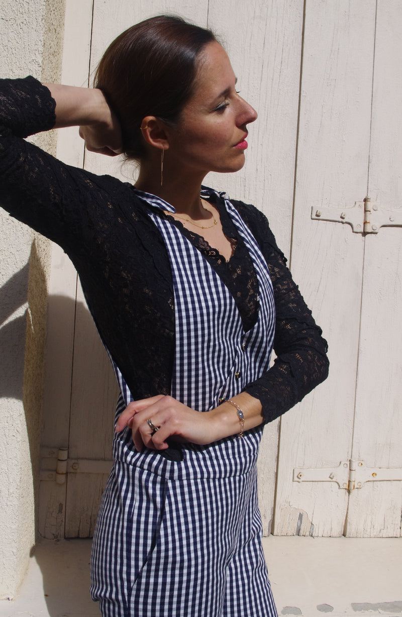 Patron couture salopette Sailor / PDF (A4, A3, A0, US Letter) - Cadres, Calques par Taille, Vidéoprojection