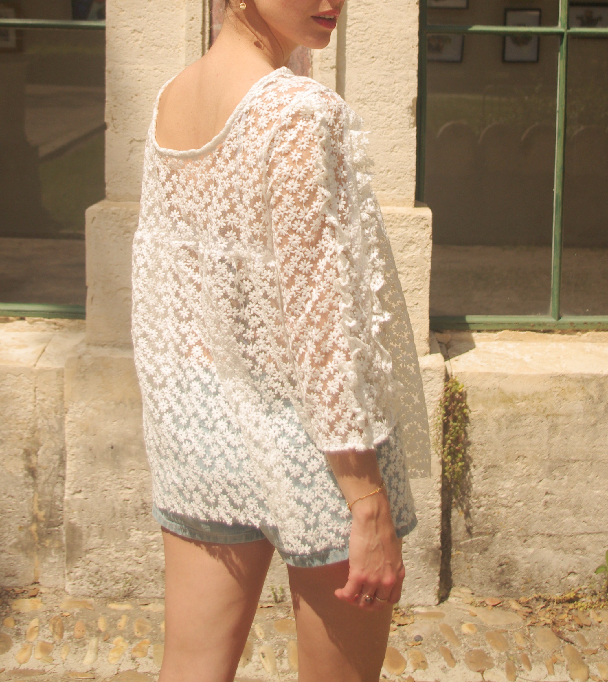 Patron couture blouse, top Panama / PDF (A4, A3, A0, US Letter) - Cadres, Calques par Taille, Vidéoprojection