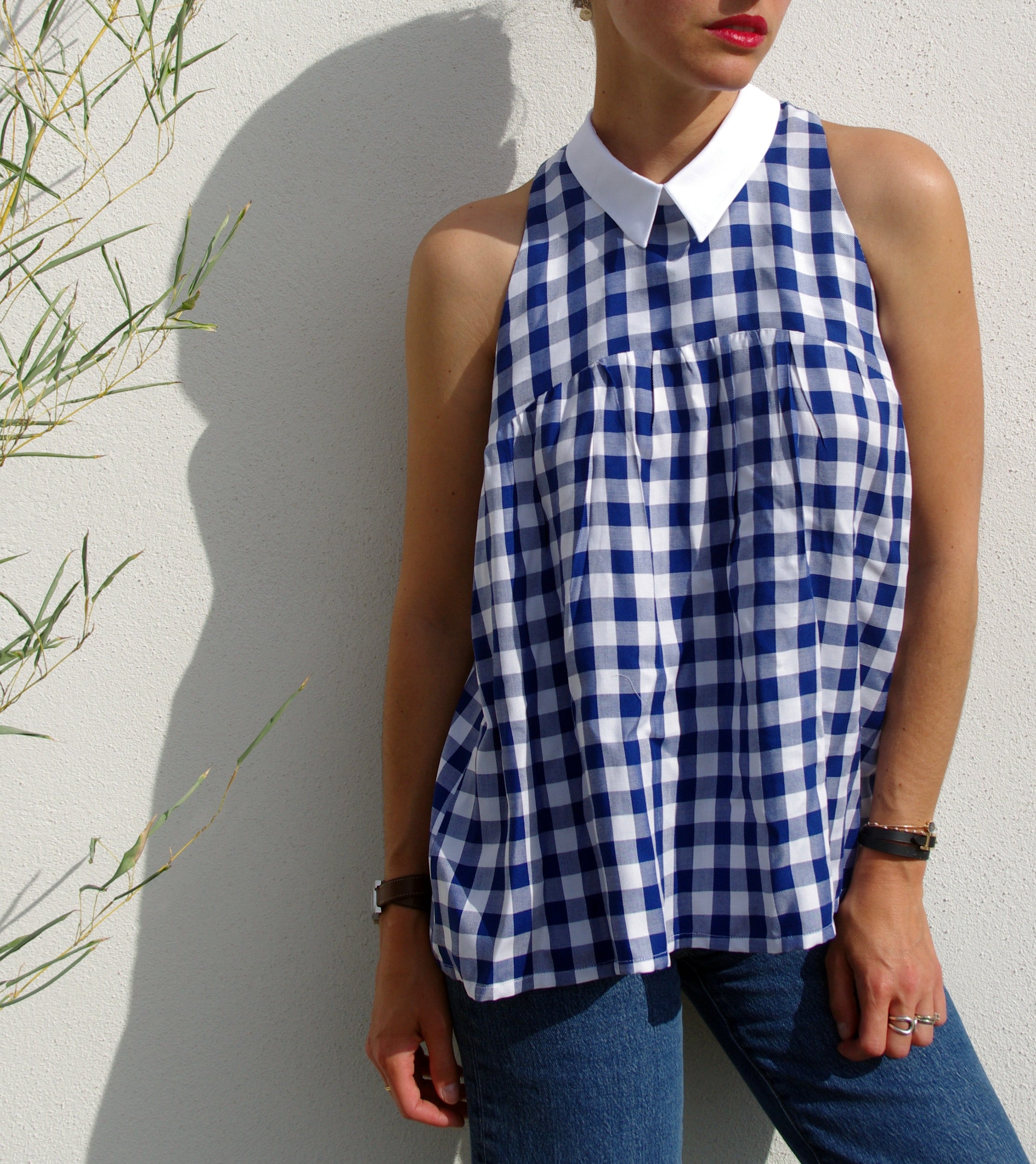 Patron couture blouse, top Panama / PDF (A4, A3, A0, US Letter) - Cadres, Calques par Taille, Vidéoprojection