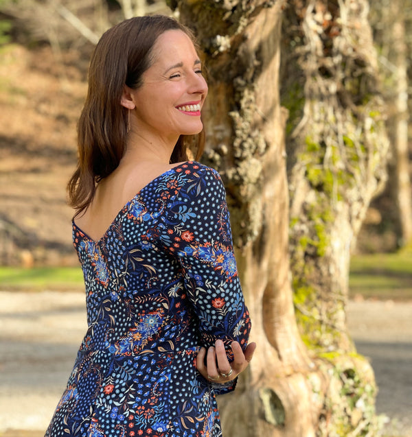 Jasmin dress sewing pattern / PDF (A4, A3, A0, US Letter) - Frames, Layers by Size, Video projection