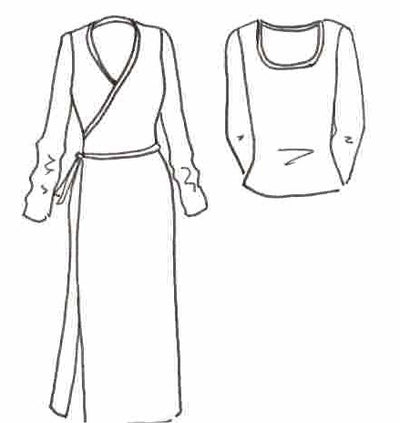 Sewing pattern dress, Ludmilla knit top / PDF (A4, A3, A0, US Letter) - Frames, Layers by Size, Video projection