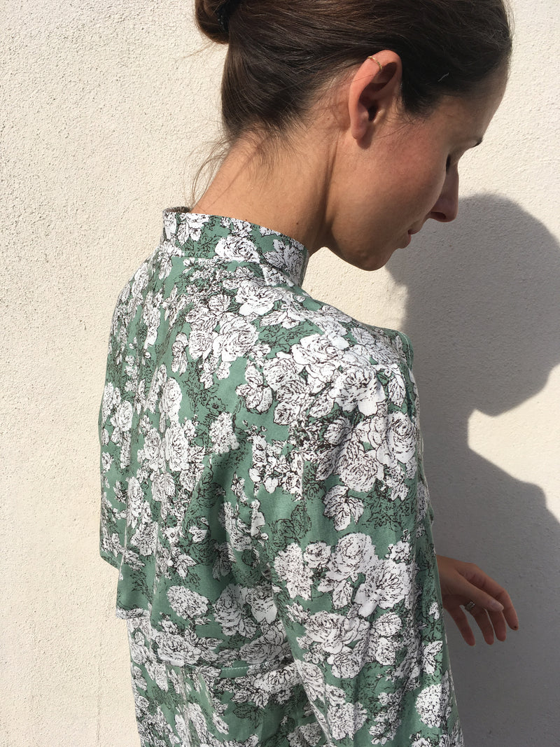 Rocaille blouse sewing pattern / PDF (A4, A3, A0, US Letter) - Frames, Layers by Size, Video projection