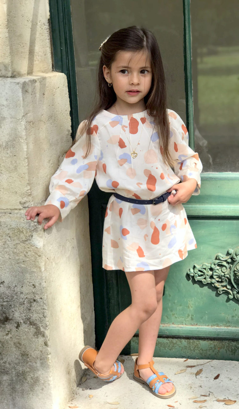 Patron couture blouse fille Miss Zenith / PDF (A4, A3, A0, US Letter) - Cadres, Calques par Taille, Vidéoprojection