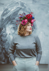 Patron couture robe, top en maille Ludmilla / PDF (A4, A3, A0, US Letter) - Cadres, Calques par Taille, Vidéoprojection