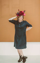 Patron couture robe, blouse Maïa / PDF (A4, A3, A0, US Letter) - Cadres, Calques par Taille, Vidéoprojection