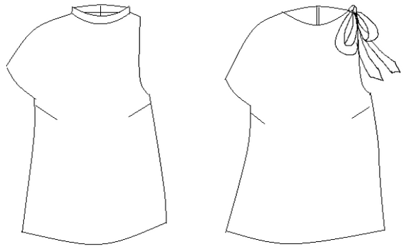 Santa Fe Top Sewing Pattern / PDF (A4, A3, A0, US Letter) - Frames, Layers by Size, Video Projection