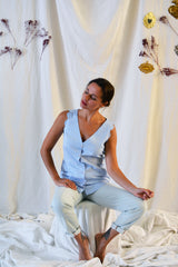 Sewing pattern dress, top with scallops Bloom / PDF (A4, A3, A0, US Letter) - Frames, Layers by Size, Video projection