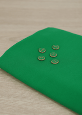 Bouton à paillettes dorées 12 mm - Plusieurs couleurs - Maison Fauve