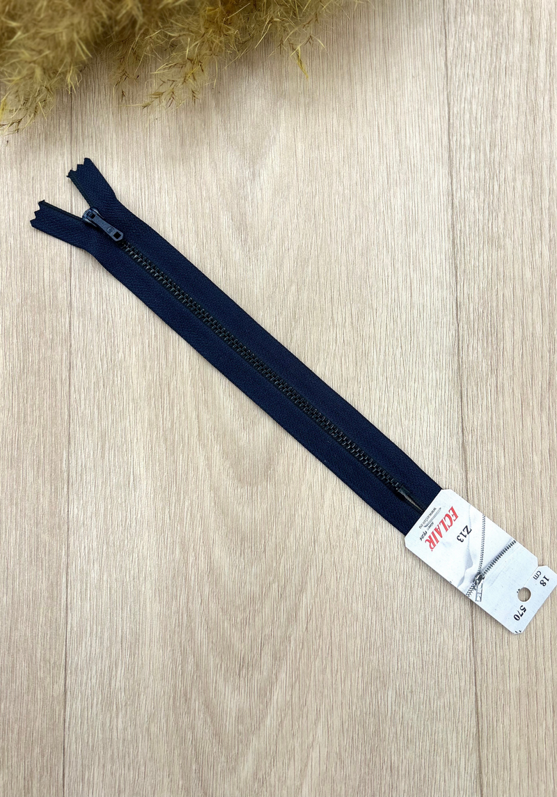 Zip braguette couture femme pour pantalon 18 cm
