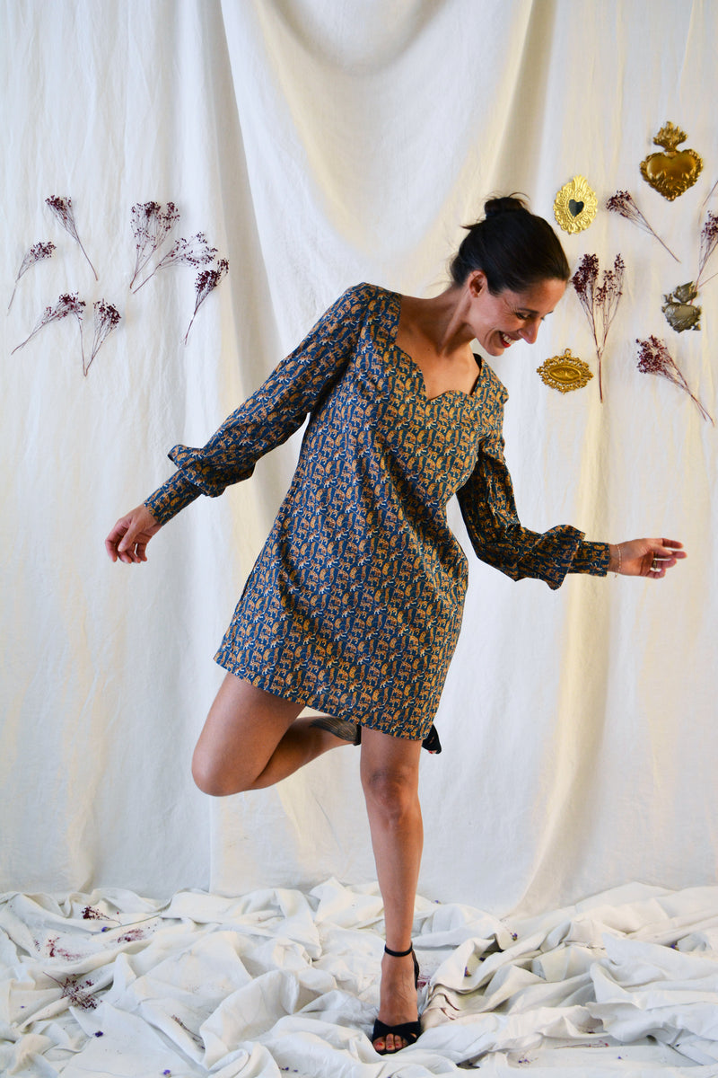 Chalk Dress Sewing Pattern / PDF (A4, A3, A0, US Letter) - Frames, Layers by Size, Video Projection