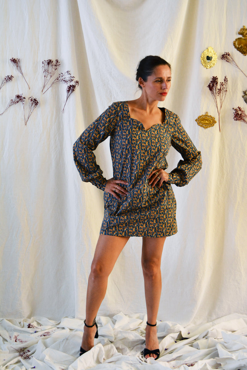 Chalk Dress Sewing Pattern / PDF (A4, A3, A0, US Letter) - Frames, Layers by Size, Video Projection