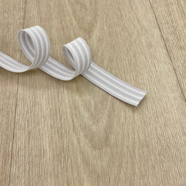 Elastique cale on blanc 20 mm Vendu par centim tre