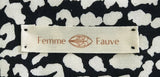 Étiquettes à coudre Femme Fauve - Le lot de 6 étiquettes - Maison Fauve