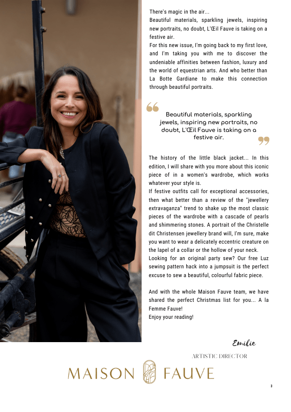 L'Œil Fauve magazine - number 6 - december 2022 (English version) - Maison Fauve